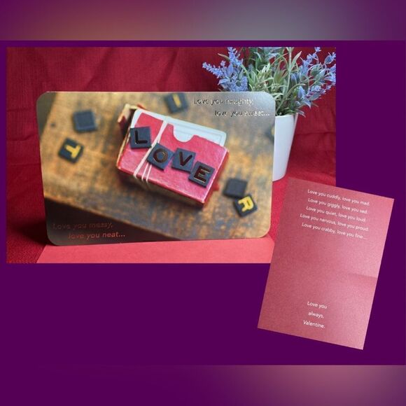 ❤️🥰❤️ NEW Valentine’s Day Cards Love, You & Me, One I Love NWT Envelope Included - Picture 13 of 13